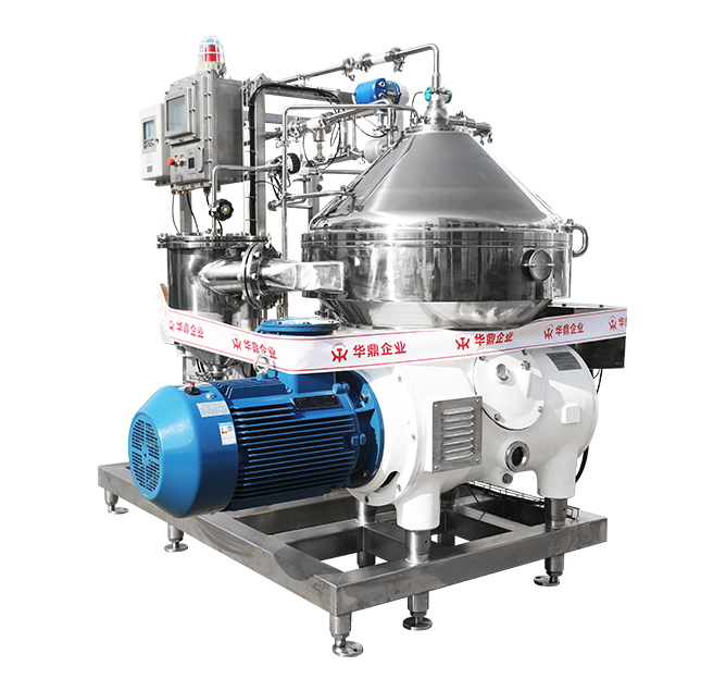 Disc centrifuge for beverage industry