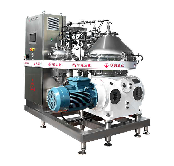 Disc centrifuge for beverage industry
