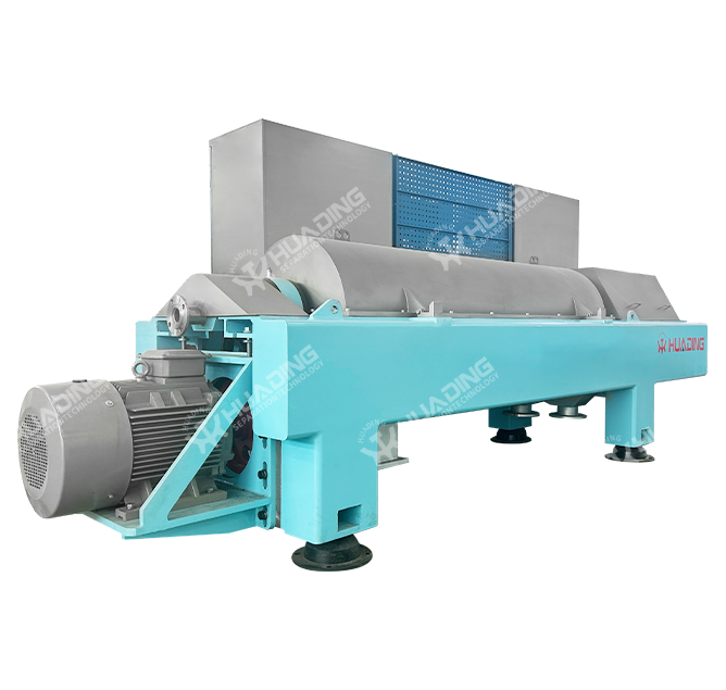 Decanter centrifuge for fermentation industry