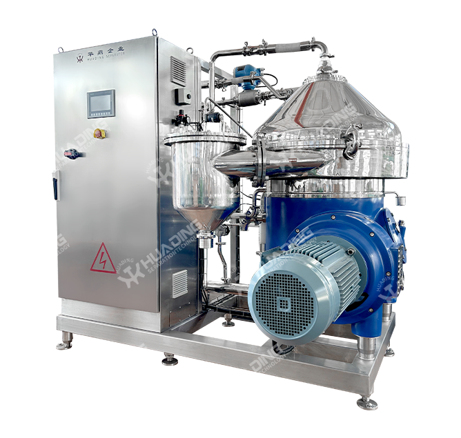 Plant extraction disc centrifuge